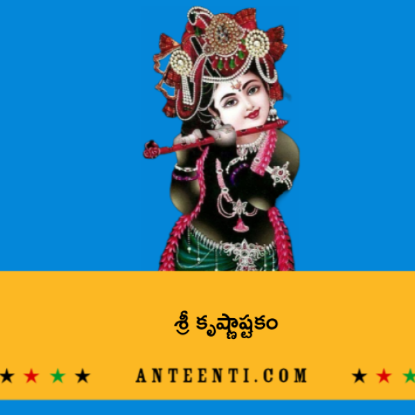 Sri Krishna Ashtakam – శ్రీ కృష్ణాష్టకం - Telugu Lyrics