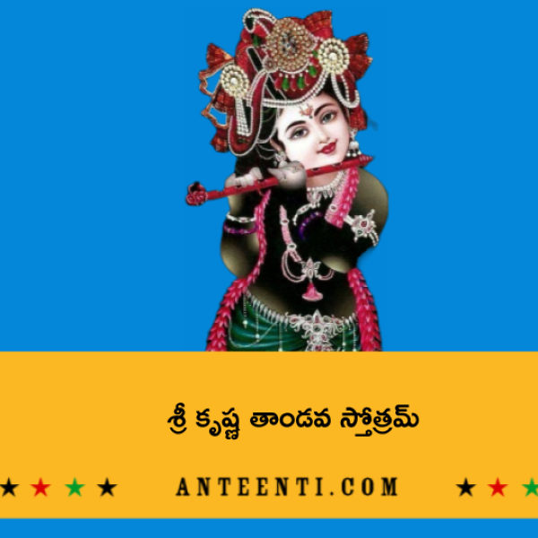 Sri Krishna Tandava Stotram – శ్రీ కృష్ణ తాండవ స్తోత్రమ్ - Telugu Lyrics