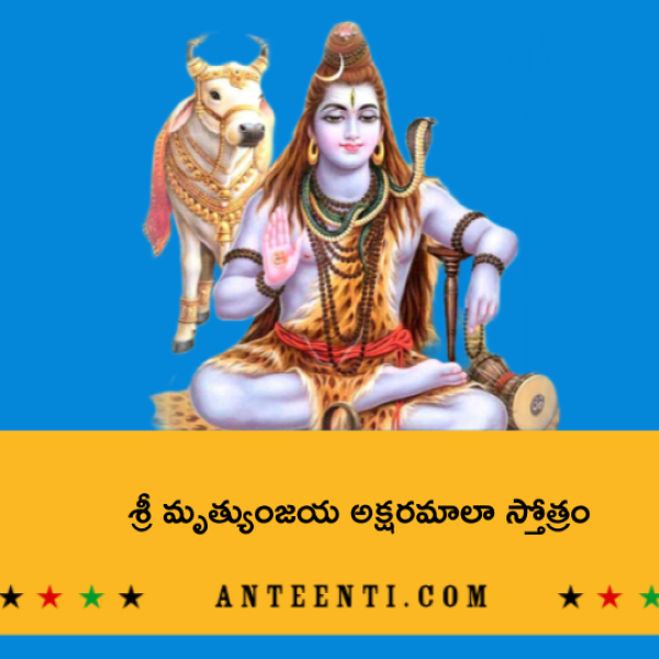 Sri Mrityunjaya Aksharamala Stotram – శ్రీ మృత్యుంజయ అక్షరమాలా స్తోత్రం - Telugu Lyrics