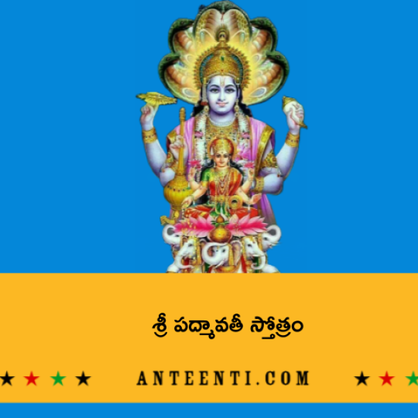 Sri Padmavathi Stotram – శ్రీ పద్మావతీ స్తోత్రం - Telugu Lyrics
