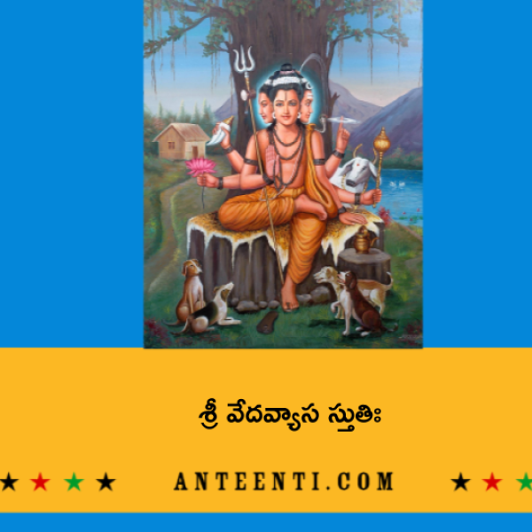 Sri Veda Vyasa Stuti – శ్రీ వేదవ్యాస స్తుతిః - Telugu Lyrics